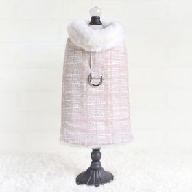 Gia Dog Coat (Color: Ice Pink, size: MD)