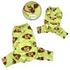Silly Monkey Front Sleeveless Fleec Pajamas