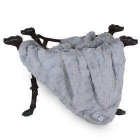 Bella Dog Blanket (Color: Silver, size: LG)