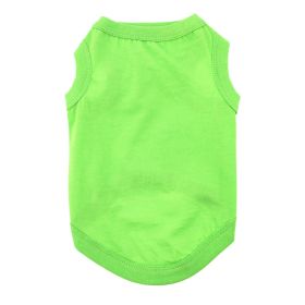 Cotton Dog Tank (Color: Green Flash, size: X-Small)