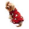 Silly Monkey Front Sleeveless Fleec Pajamas