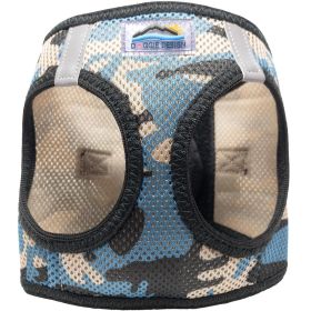 American River Choke Free Dog Harness Camouflage Collection (Color: Blue Camo, size: X-Large)