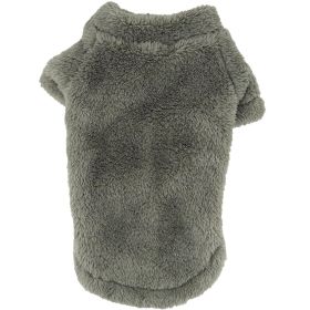 Soft Plush Pullover (Color: Moss Green, size: large)