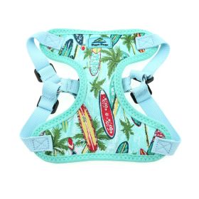 Wrap and Snap Choke Free Dog Harness by Doggie Design (Color: Surfboards and Palms, size: small)