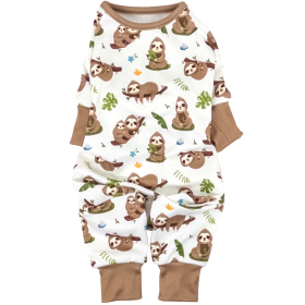 Soft Dog Pajamas (Color: Sloths, size: medium)