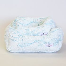 Whisper Dog Bed (Color: Aqua, size: SM)